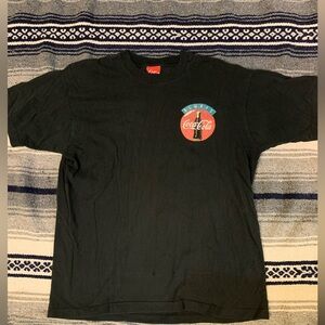 Vintage 1994 Coke Black T-shirt Size Large Made USA